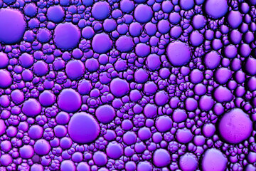 Poster - COLORED DROPS OF WATER ON THE GLASS. BACKGROUND FOR DESIGN