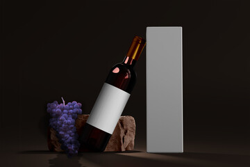 Wall Mural - Wine Bottle