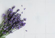 Fresh flowers of lavender bouquet