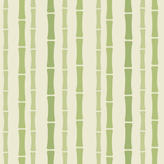 Wall Mural - Seamless bamboo pattern