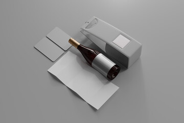 Wall Mural - wine bottle