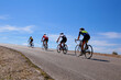 bikes bikes contest uphill to mountain mitsikeli in ioannina perfecture greece