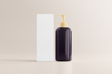 Wall Mural - UV Ultra Violet Glass Cosmetic Bottle