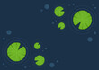 © Supakorn - Lily pad pattern. wallpaper. free space for text. background. poster.