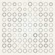 © ratnart - set of popular circle retro vintage logo design vector template