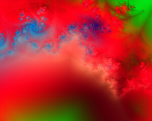 Wall Mural - abstract fluid paint