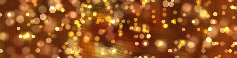 Wall Mural - abstract yellow background with bokeh