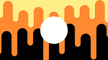 Poster - abstract, modern, shapes, fluid, multicolor, black, orange, yellow gradient wallpaper background vector illustration