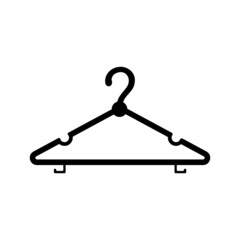 Wall Mural - Hanger icon flat design vecto