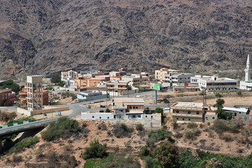 Canvas Print - The historic village Al Ain, Saudi Arabia