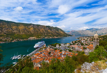 Sticker - Kotor Bay and Old Town - Montenegro