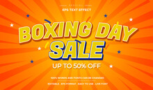 Editable Text Effect Boxing Day Sale Style