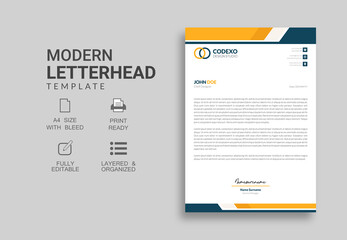 corporate letterhead design template