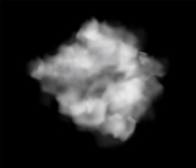 Wall Mural - effect cloudy. standing fog and white sky smoke chemistry isolated on transparent background single 