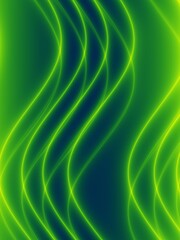 Wall Mural - Wave green abstract website vertical pattern