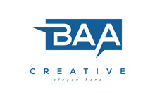 BAA Creative Three Letters Logo