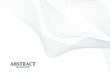 © hendripiss - Abstract white and grey wave line design element