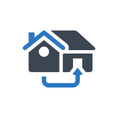 Sticker - Smart House Recycle icon