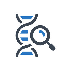 Sticker - DNA research icon