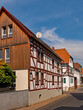 Fachwerk in der Altstadt von Wölfersheim in Hessen, Deutschland