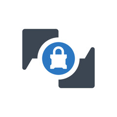 Poster - Encrypted messaging icon