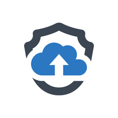 Poster - Secure data upload icon