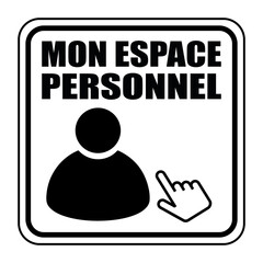 Sticker - Logo mon espace personnel.