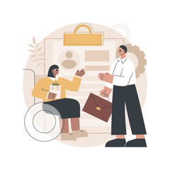 Poster - Disabled employment abstract concept vector illustration. Person with disability job, hiring disabled people, company employment policy, inclusivity program, diversity support abstract metaphor.