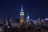 Fototapeta Miasta - NYC Night landscape 