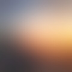 dawn sky empty blur background orange brown blue ombre halftone colors.