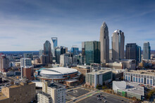 Aerial Views Of The City Of The 2020 Republican National Convention Spectrum Center Charlotte NC