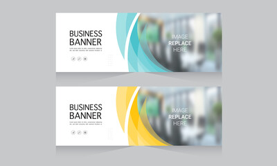 Wall Mural - professional corporate business banner design