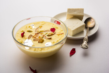 Wall Mural - Paneer Payasam or Cottage cheese kheer or khir