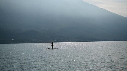 Wall Mural - surf mare lago remare sport 