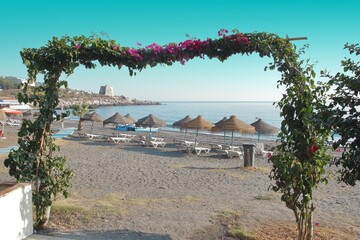 Wall Mural - Photograph of Calabajío beach, Almuñécar, Granada, Andalusia, Spain,