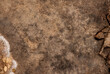 Old plywood background ,peeled, dirty textured style.