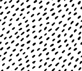 Animal black white seamless pattern. Spotted hand made marker vector illustration