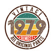 Vintage 1979 Almost All Original Parts, Funny Quotes, vintage 1979 birthday