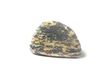 Poster - pebble with shadow isolated on white background. sea pebbles