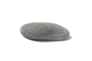 Poster - natural sea stone isolated on white background