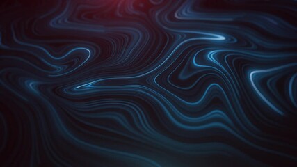 Wall Mural - Abstract Flowing Particle Lines Data Concept Background Loop/ 4k animation of an abstract technology background with flowing particle lines for communication and data connecting symbolism seamless loo