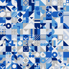 Poster - Colorful Geometric background for your design. Template for design, banner, flyer, business card, poster, wallpaper, brochure, smartphone screen, mobile app