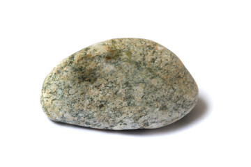 Poster - pebble with shadow isolated on white background. sea pebbles