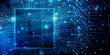 © jijomathai - 2d illustration Abstract futuristic electronic circuit technology background