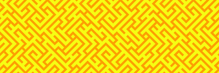 Poster - Abstract seamless line maze pattern. Labyrinth background. Geometric irregular backdrop. Vector seamless detailed labyrinth texture. Abstract seamless vector geometric pattern. Striped seamless.