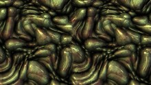3d Illustration - Abstract Background With Disgusting Slimy Bowels