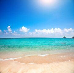 Wall Mural - beautiful beach and tropical sea