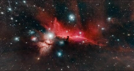 Wall Mural - 3D Universe Loop Background 4K