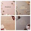 © Rawpixel.com - Christmas social media template vector set