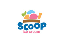 Ice Cream Logo Vector Graphic For Any Business Especially For Icream Shop, Store, Cafe, Etc.